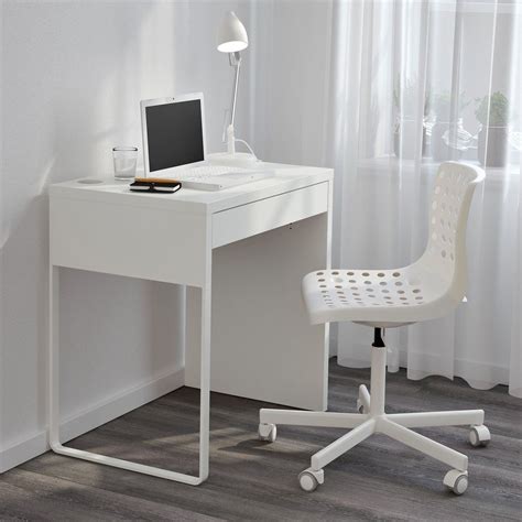 ikea desk small white